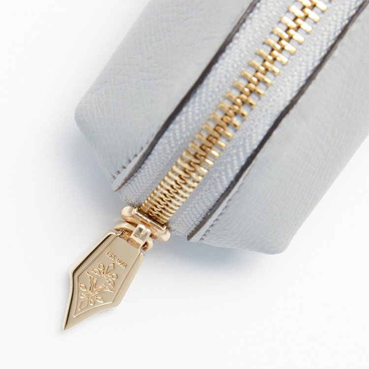 Кожаный пенал на молнии VSCT цвет серый