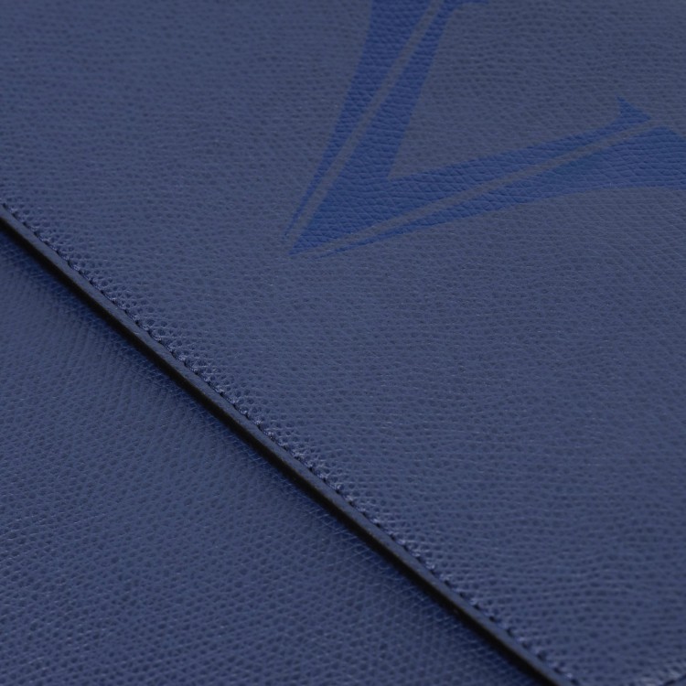 Кожаная папка-конверт А4 VSCT цвет синий