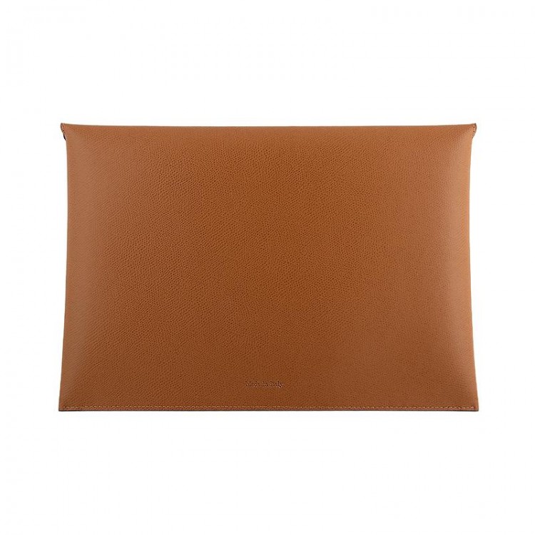 Кожаная папка-конверт А4 VSCT цвет коньячный