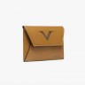 Кожаное портмоне-конверт VSCT цвет коньячный