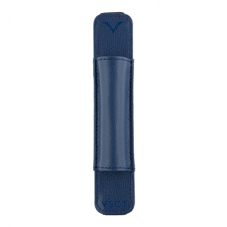 Кожаный чехол для ручки VSCT с креплением цвет синий