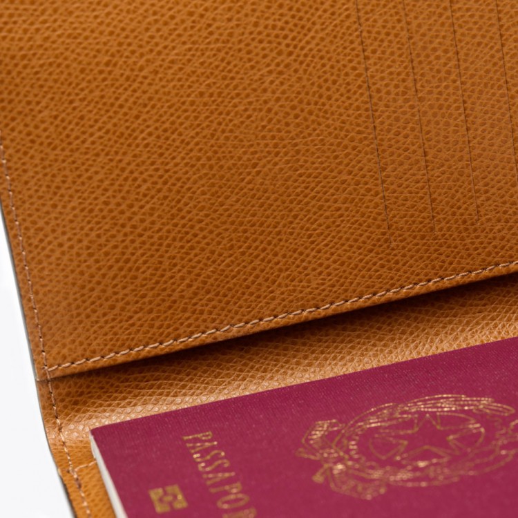 Обложка для паспорта VSCT цвет коньячный
