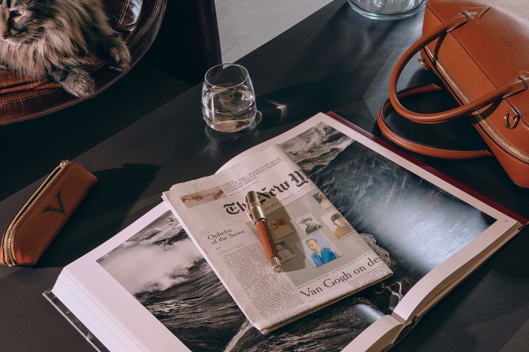 Ручка-роллер Homo Sapiens Dual Touch Cognac