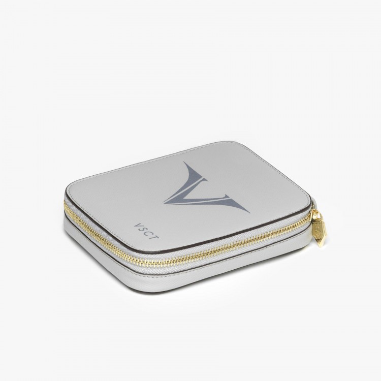 Кожаный чехол для шести ручек VSCT на молнии цвет серый