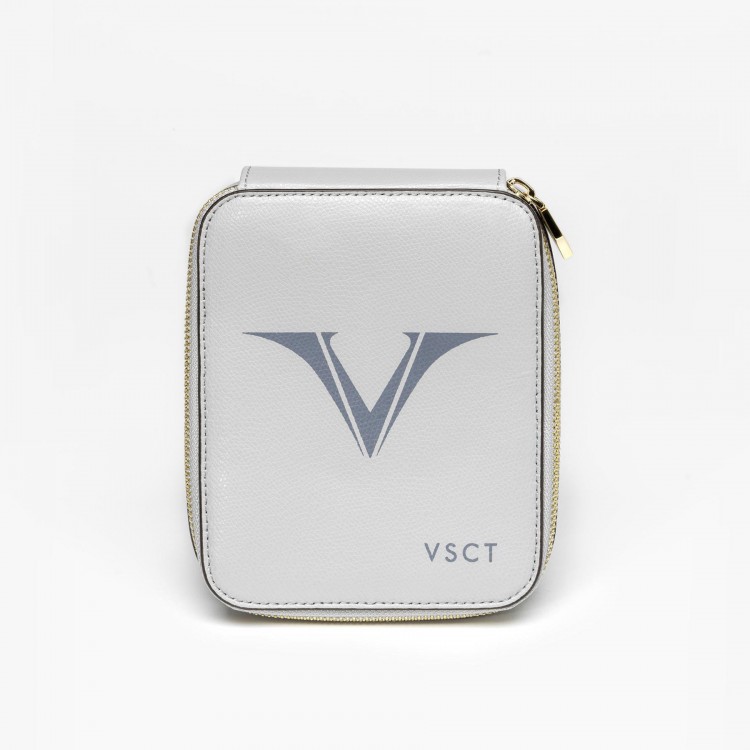 Кожаный чехол для шести ручек VSCT на молнии цвет серый