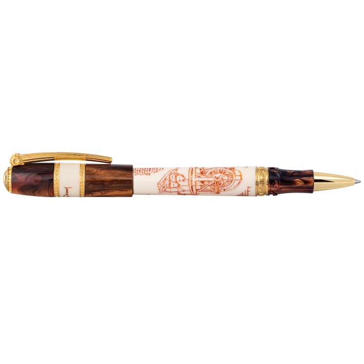 Ручка-роллер Machina Yellow Gold