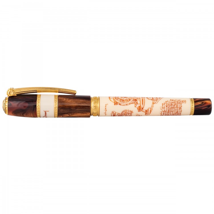 Ручка-роллер Machina Yellow Gold