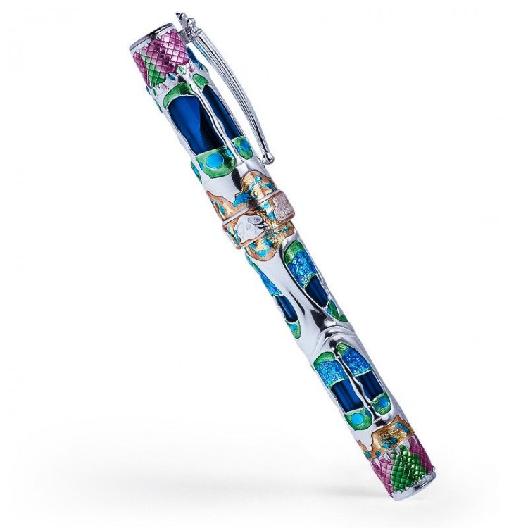 Перьевая ручка Casa Batlló Silver